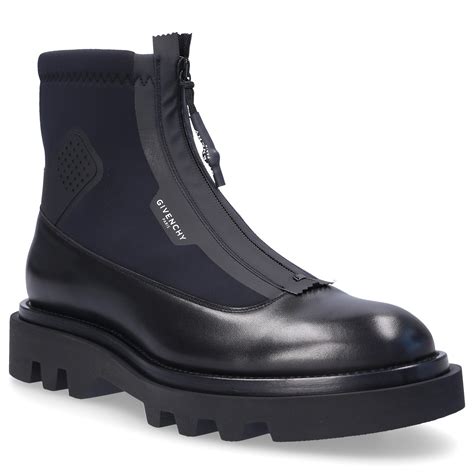 givenchy black and white boots|givenchy black boots men.